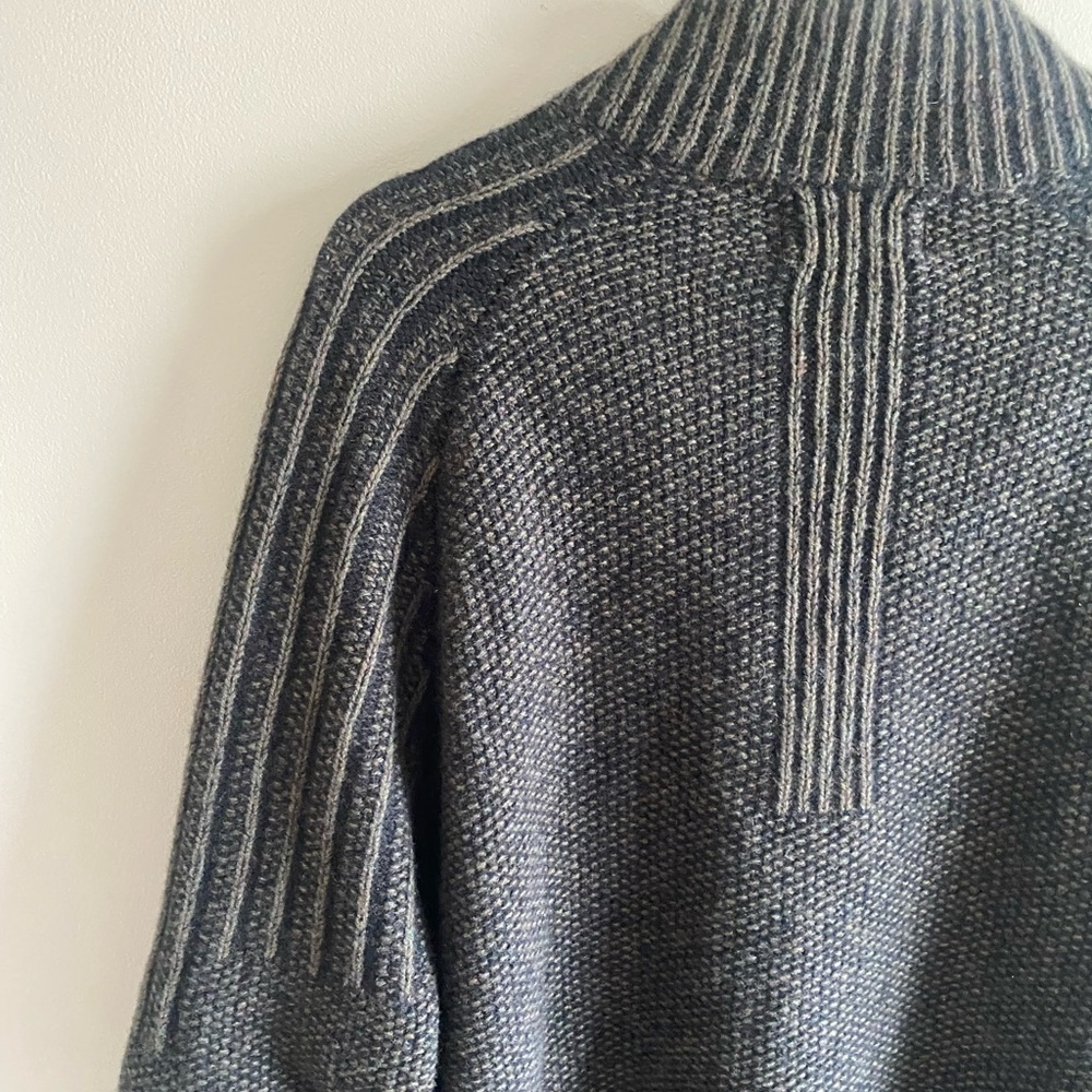 Fisherman Out Of Ireland Ribbed Sweater Men XXL Brown Virgin Wool Donegal - Picture 11 of 12